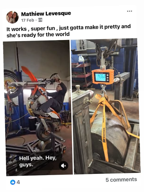 Bill Ferrin — real Wild Wheelies build, shared on Facebook